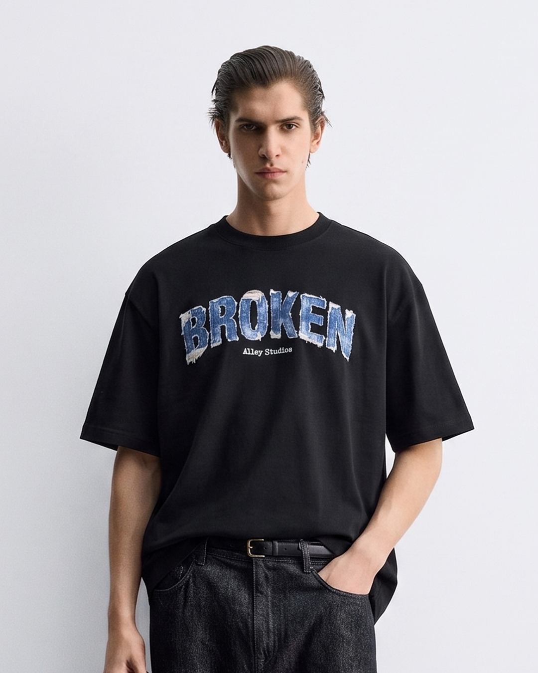 Counterfeit Denim Black Tshirt