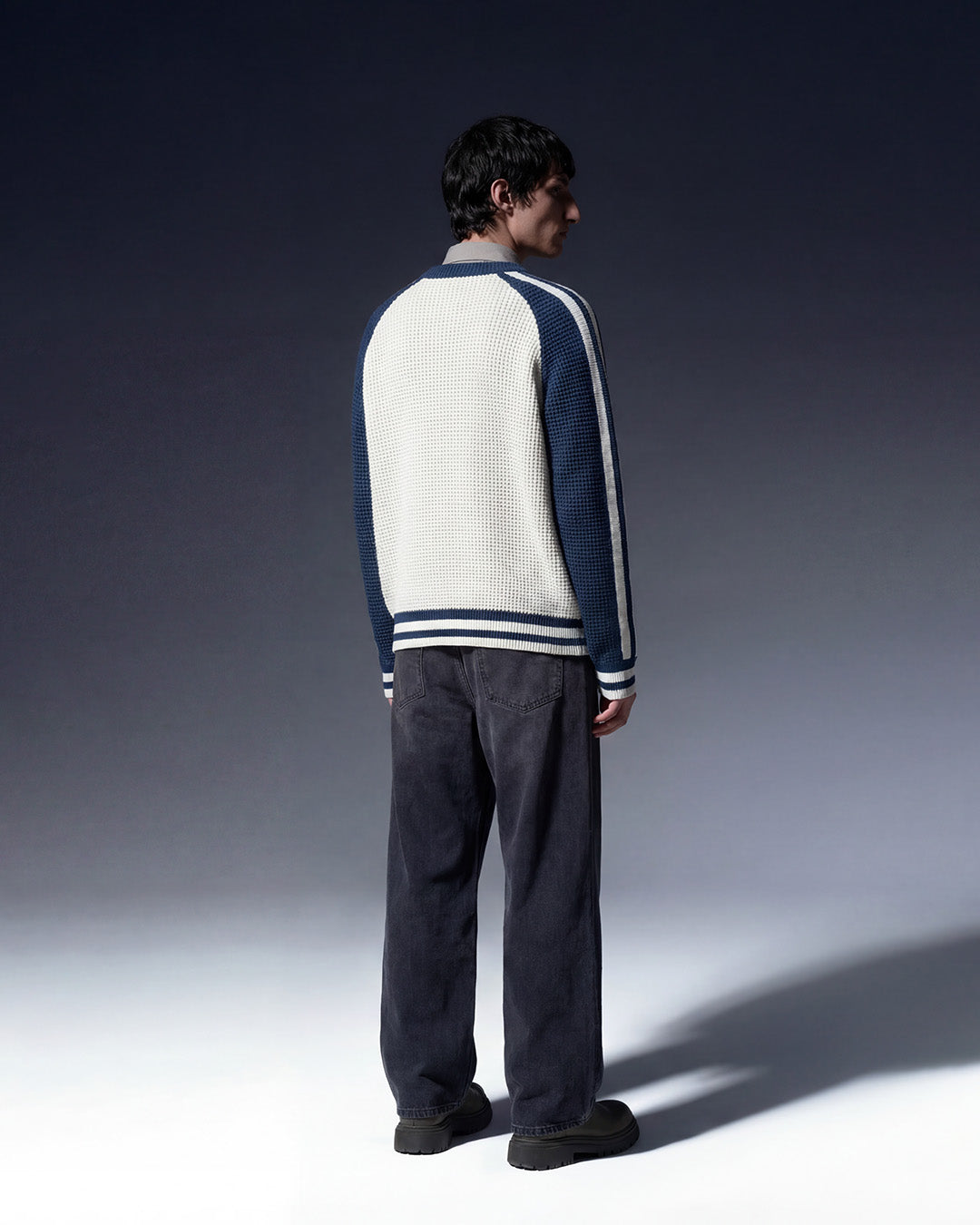 SKI CLUB TEXTURED UNISEX SWEATER