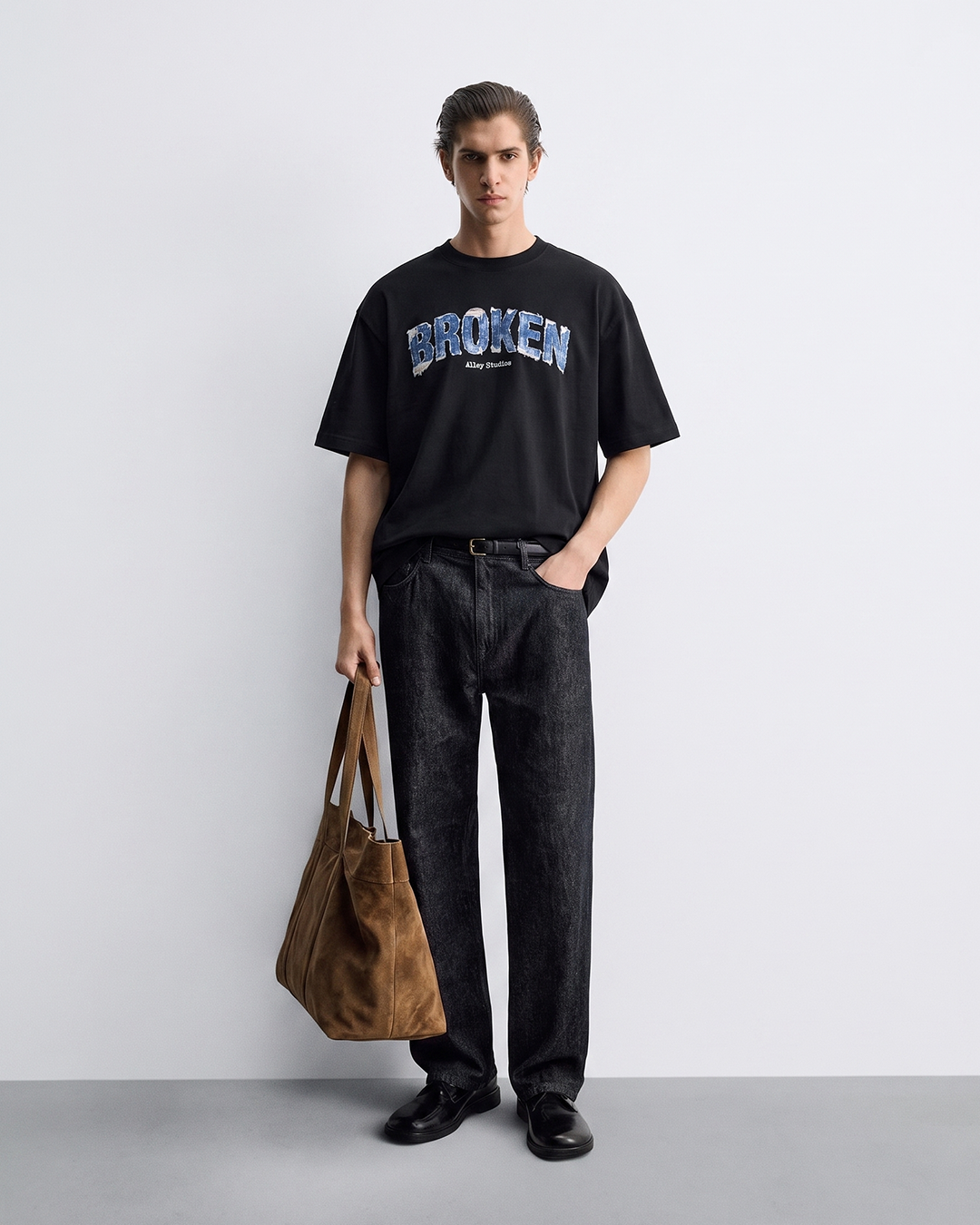 Counterfeit Denim Black Tshirt
