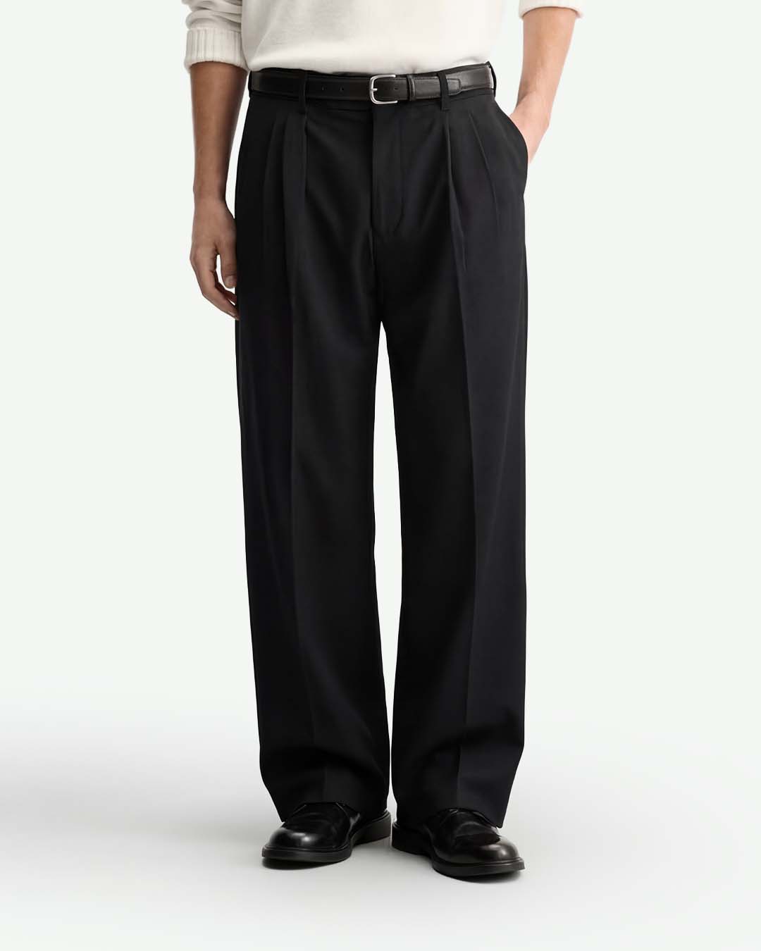FLOWING PLEATED TROUSERS