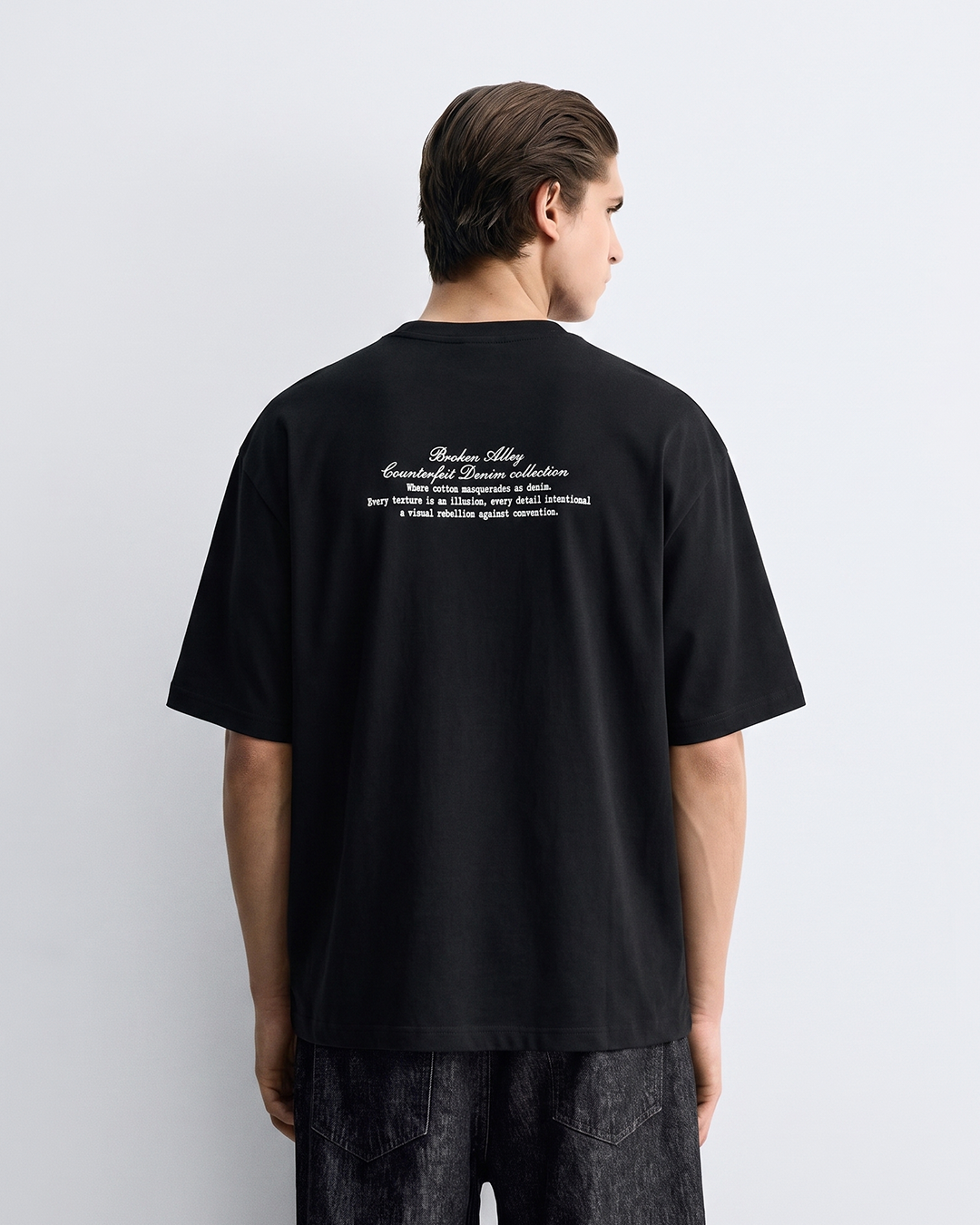 Counterfeit Denim Black Tshirt