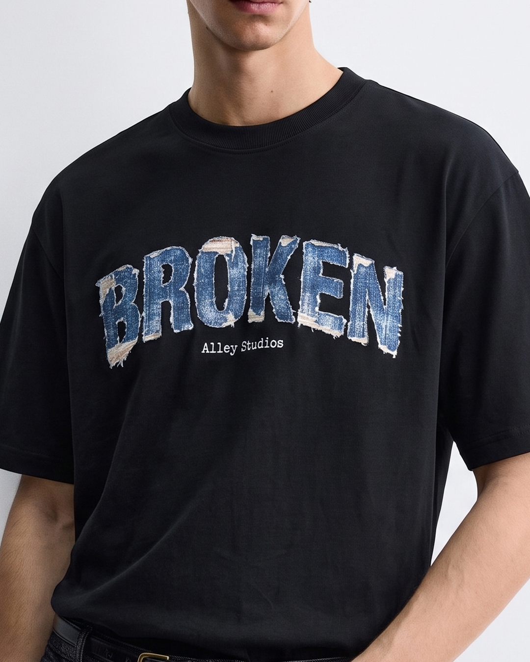 Counterfeit Denim Black Tshirt