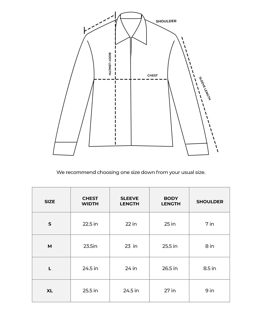 Size Guide
